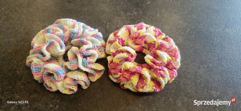 Gumki do włosów scrunchie Zegarki i Biżuteria Szaflary