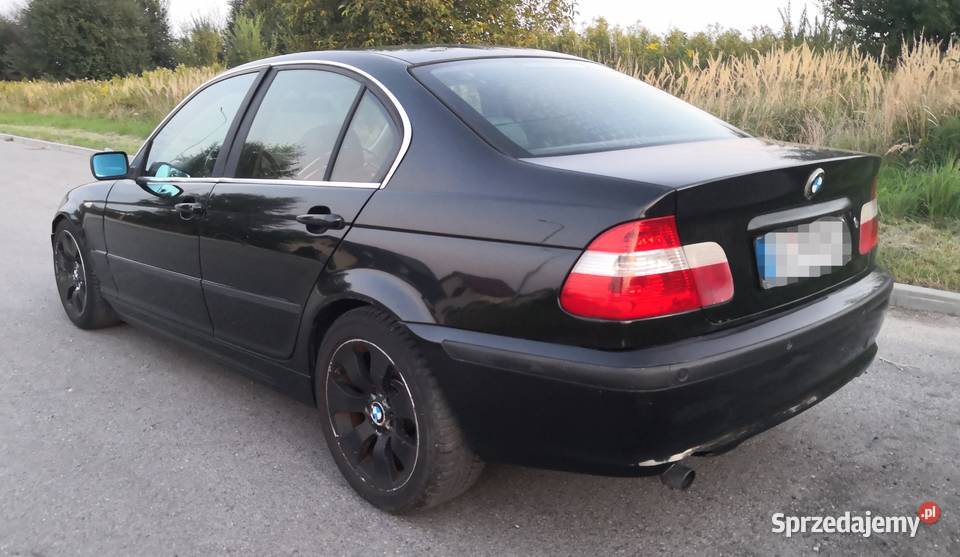 BMW 318i E46 20 benzyna 143 mpakiet skóry niska lakier metallic Wieluń