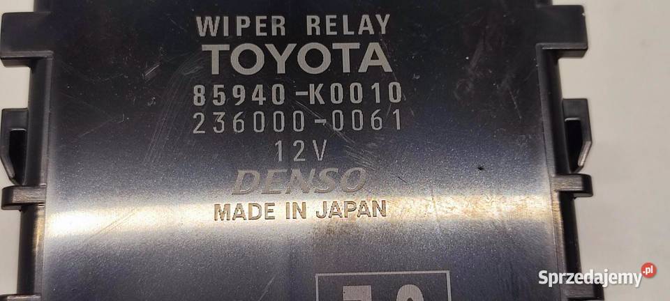 MAZDA 2 TOYOTA YARIS IV PRZEKAŻNIK WYCIERACZEK