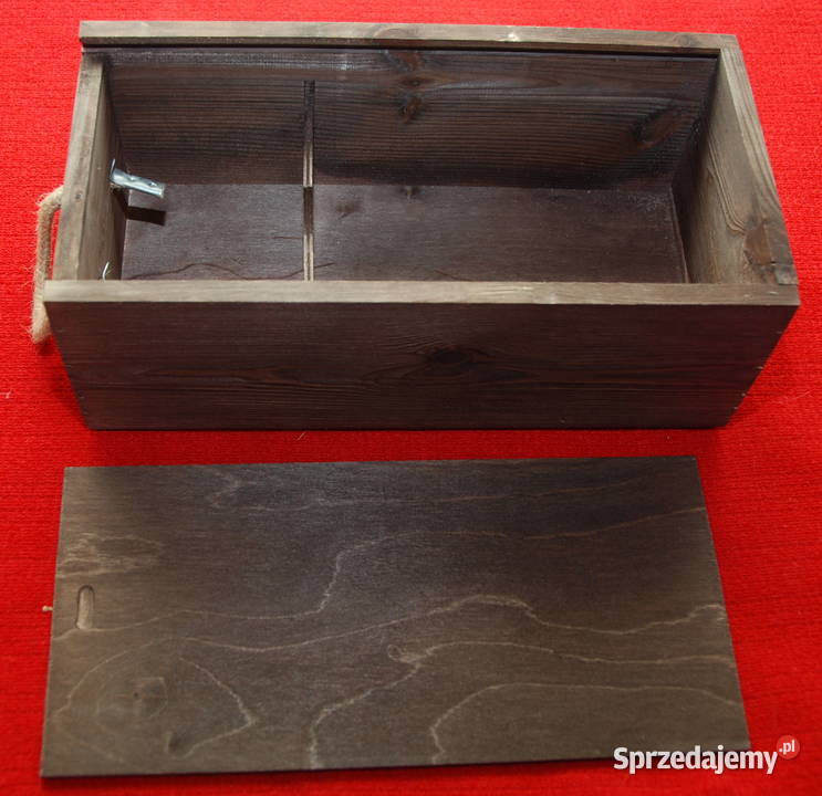 szkatułka stara drewniana skrzynka 56x21 Warszawa
