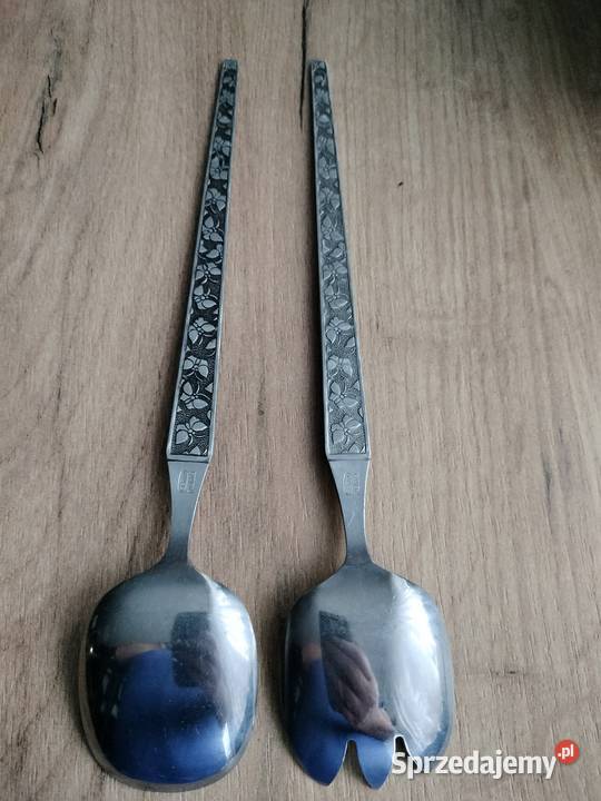 Łyżki długie stołowe w motyle do mieszania sałat Choszczno