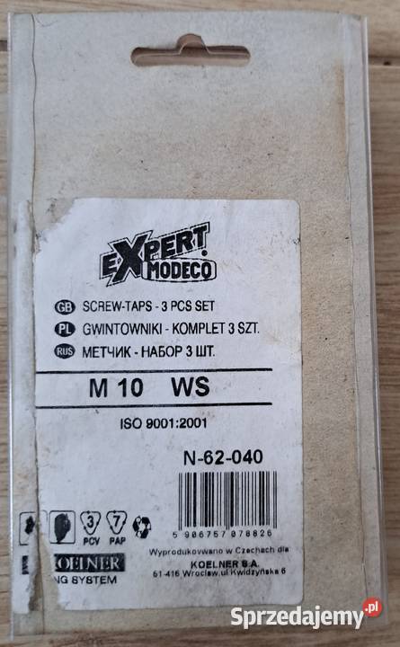 Gwintowniki expert modeco M10 Warszawa sprzedam