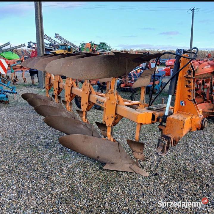 Pługi Huard i Overum 5 skibowy obrotowy Pługi