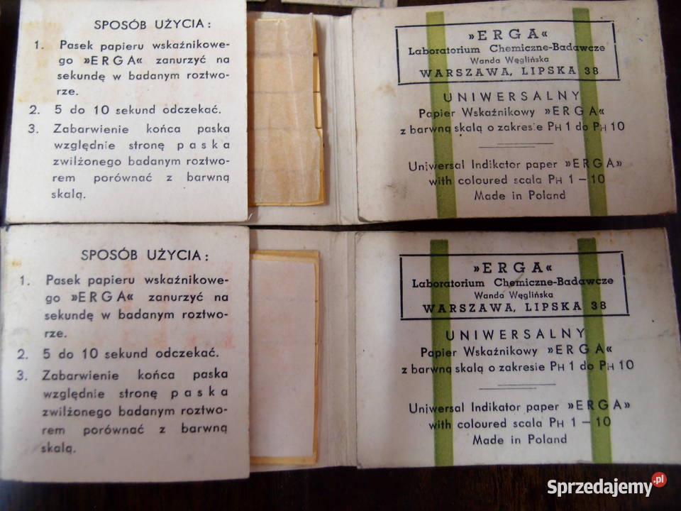 Papierki wskaźnikowe FOCH Gliwice i inne Łódź sprzedam