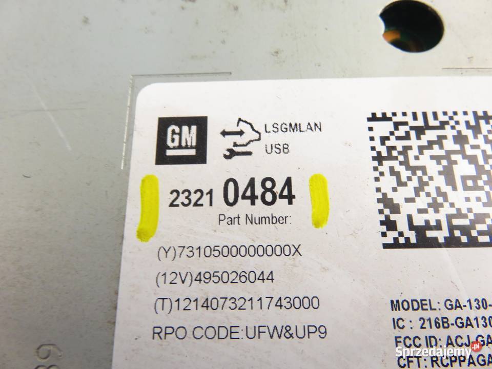 RADIO OPEL ASTRA IV J Sports Tourer P10 23210484 Radioodtwarzacze sprzedam