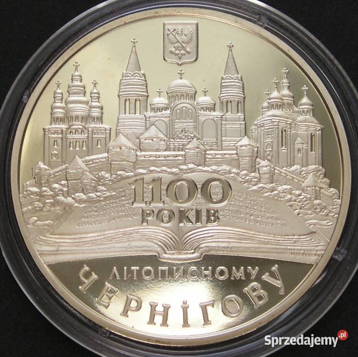 UKRAINA 5 HRYWIEN 2007 CZERNICHÓW 1100 LAT STAN Numizmatyka Łódź