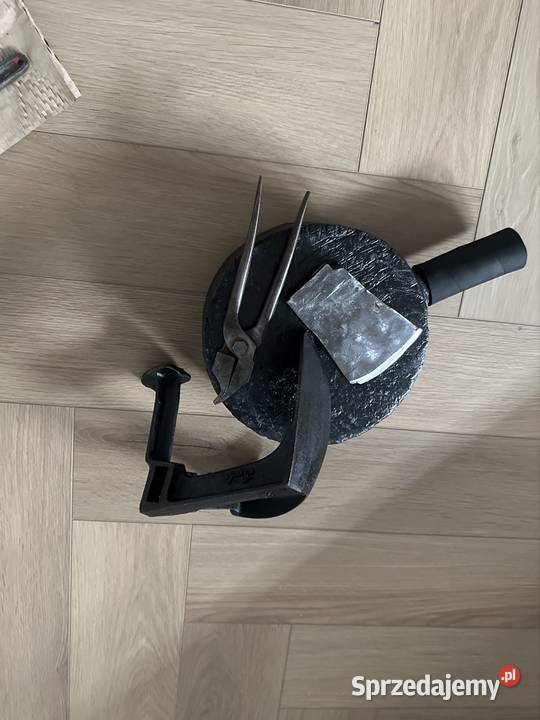 Stare niemieckie cechowane kowadło szewskie Narzędzia mazowieckie