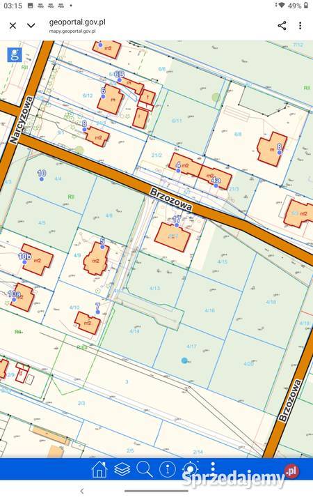 Dzialka budowlana Ponigwoda 803zł/m2 Lublin