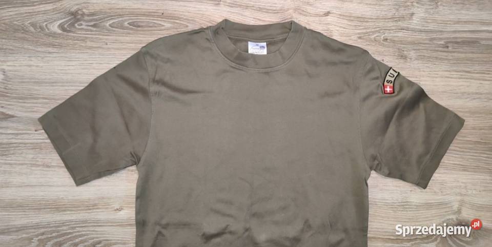 Koszulka wojskowa Szwajcarska 100 bawełna 48 Gdańsk