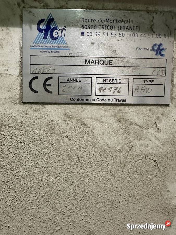 Czyszczalnia do zboża Marot A 510 Polanica-Zdrój