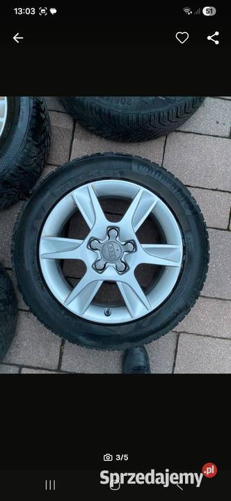 ALUFELGI AUDI 16 Średnica 16" Sosnowica