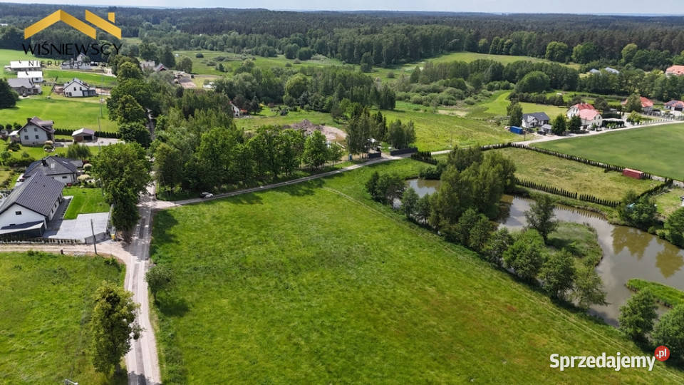 Działka budowlana 1224 m2 Zajezierze wydane WZ budowlana pomorskie sprzedam