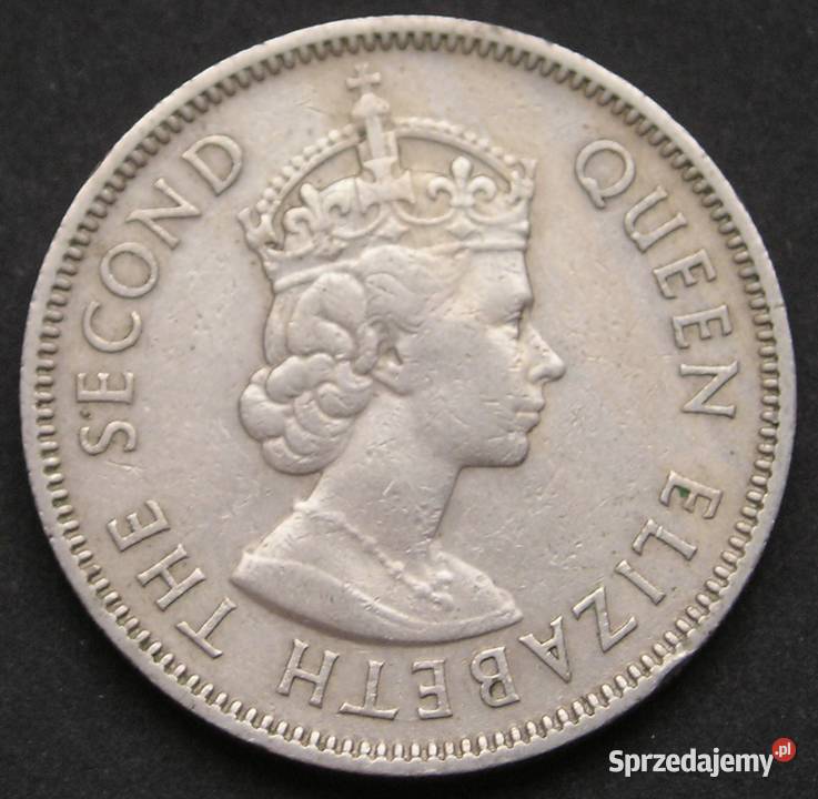 FIDŻI FIJI 1 SHILLING 1957 ELŻBIETA II łódzkie