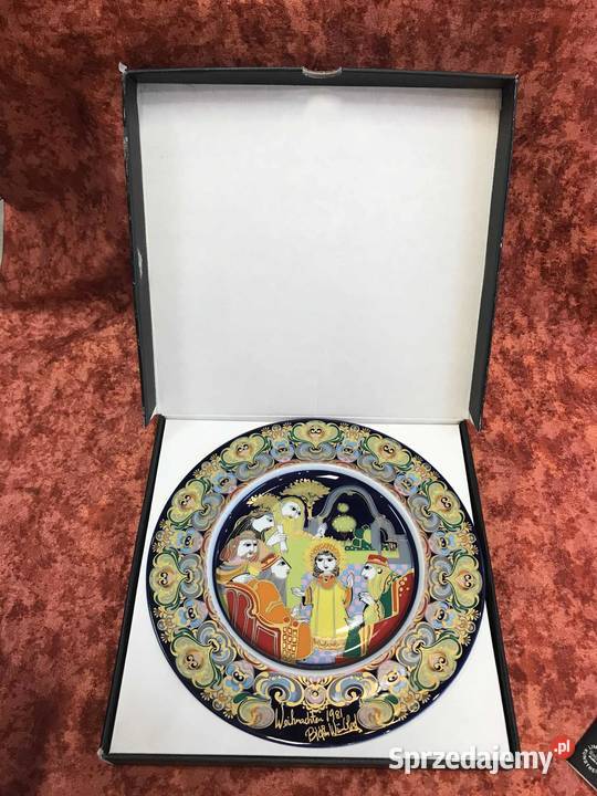 Talerz dekoracyjny Rosenthal Bjrn Wiinblad 1981r Kielce