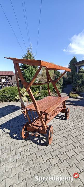 Wóz drewniany ogrodowy Pozostałe Lublin