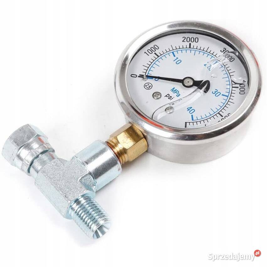 Manometr Liniowy z Trójnikiem 14 040 MPa Klasa Malarskie Ludźmierz