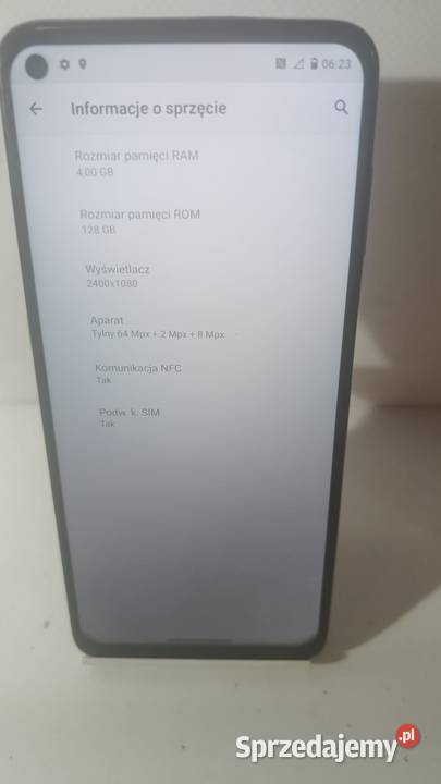 Smartfon MOTOROLA G9 Plus 4128GB Katowice sprzedam
