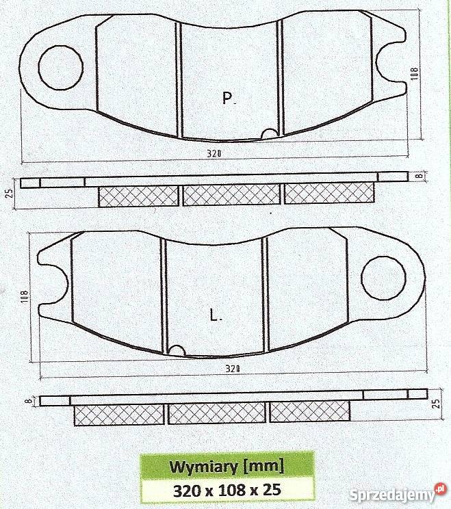 Wozidło PERLINI klocki hamulcowe Wrocław