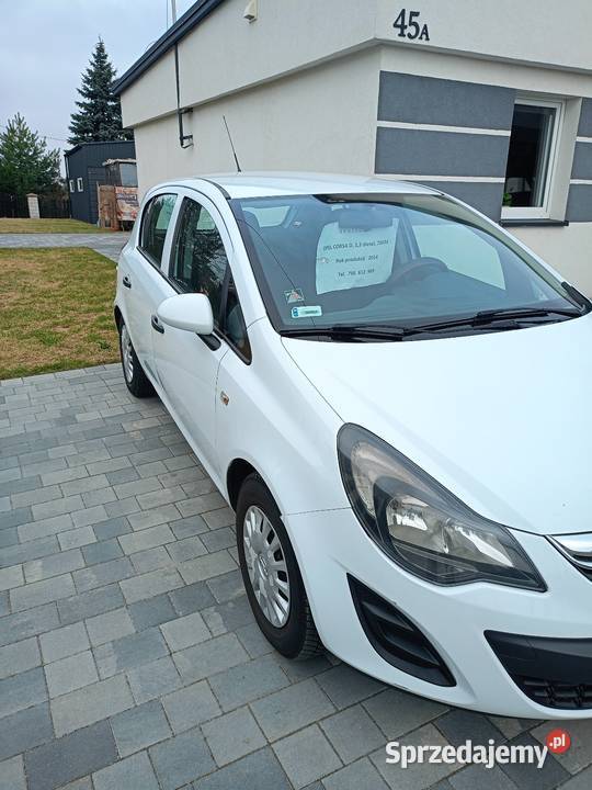 Opel Corsa D 13 CDTI produkcji 2014 Zamiana biały kujawsko-pomorskie Nasiegniewo