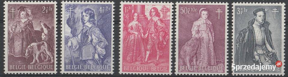 BELGIA SZTUKA RYCINY 1964 CZYSTE Łódź