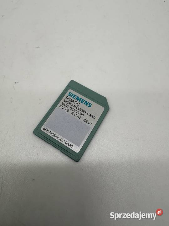 Siemens 6ES7 9538LJ200AA0 Memory Card 512KB Pozostałe Warszawa sprzedam