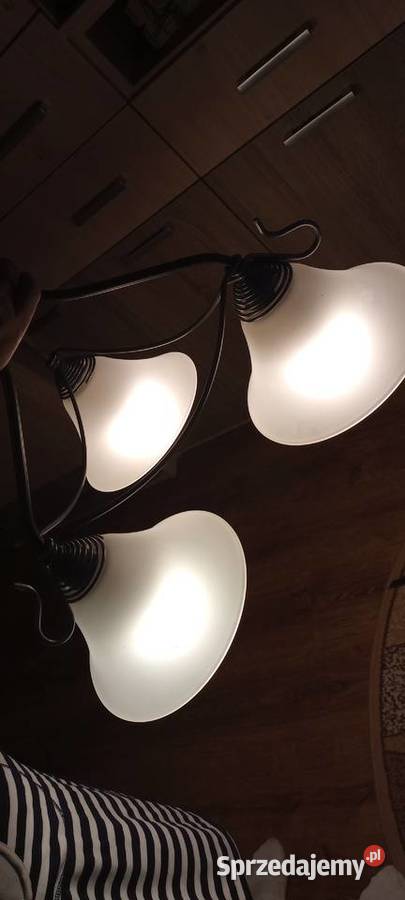 Lampa sufitowa 3 klosze małopolskie