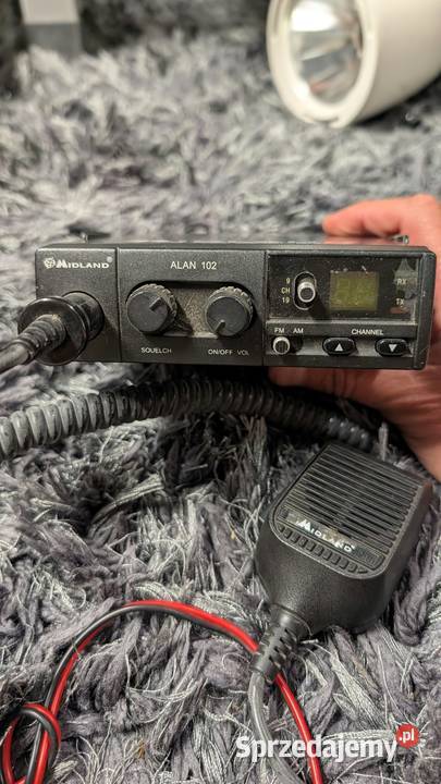 CB Radio Midland Alan 102 mikrofon Proste Osiek