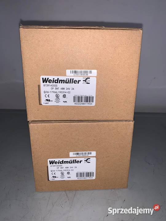 Weidmuller Zasilacz Impulsowy Cp Snt 48W 24V 2A mazowieckie Warszawa