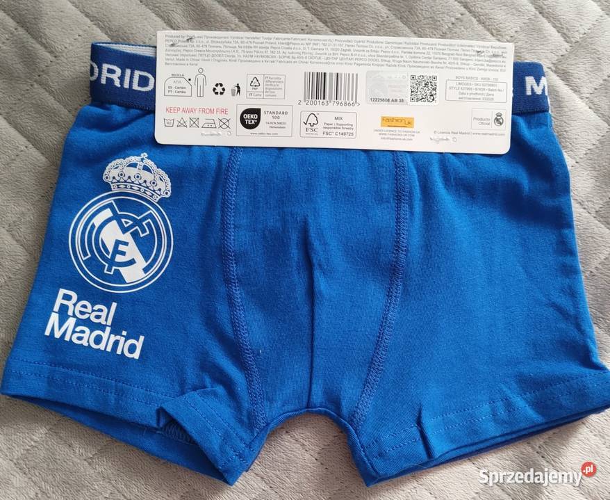 Real Madryt 2x Bokserki Chłopięce 9298 Szczecin
