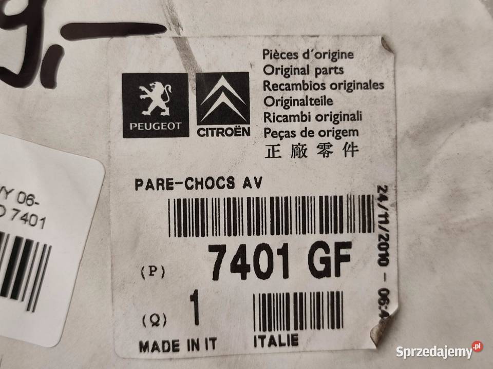 ZDERZAK NAROŻNIK LEWY JUMPER BOXER DUCATO 2006 osobowe sprzedam