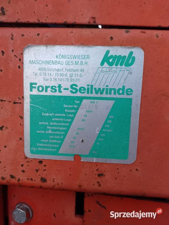 Wyciągarkawciągarka lebiodka Pozostałe Jastrzębia