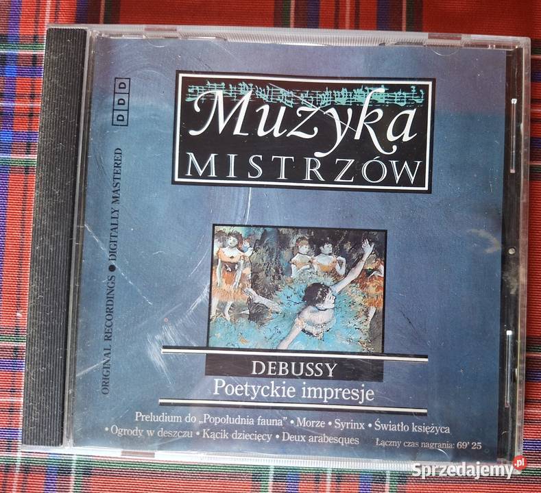 Muzyka mistrzów Debussy Poetyckie impresje CD Kraków