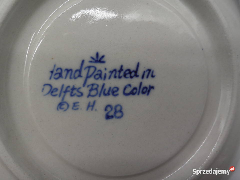 Filiżanka espressomokka Ręcznie Malowana Delft Raszków