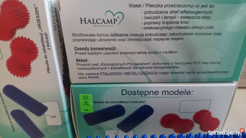 Wałek do rehabilitacjimasażu z kolcami 5 x 16 Sprzęt medyczny Kielce sprzedam