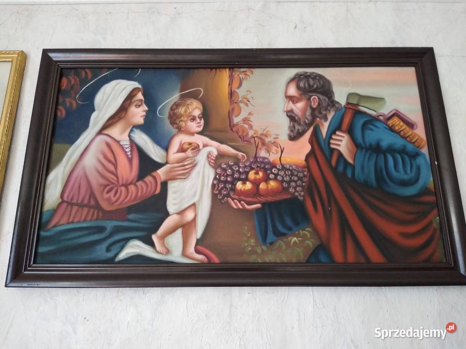 Stare obrazy obrazki portret rama ramka zabytek Malarstwo Dąbrowa Górnicza