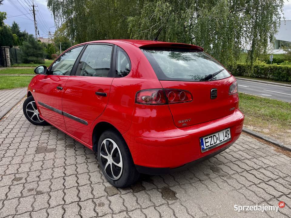ŚlicznyZadbanySeatIbiza2004r5DrzwiStDBDłOpłatyMoż 250000km Zduńska Wola sprzedam