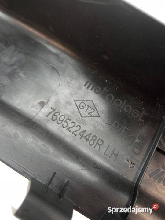 OSŁONA PROGU LEWY PRZÓD 769522448R Dacia Duster Progi sprzedam