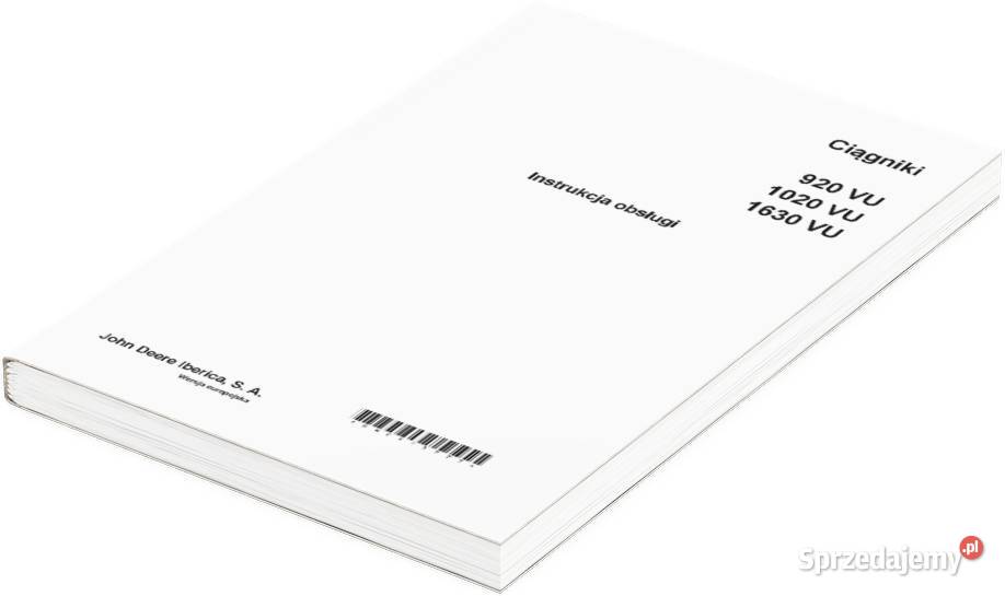 John Deere JD 2064 2264 Instrukcja katalog Szamotuły