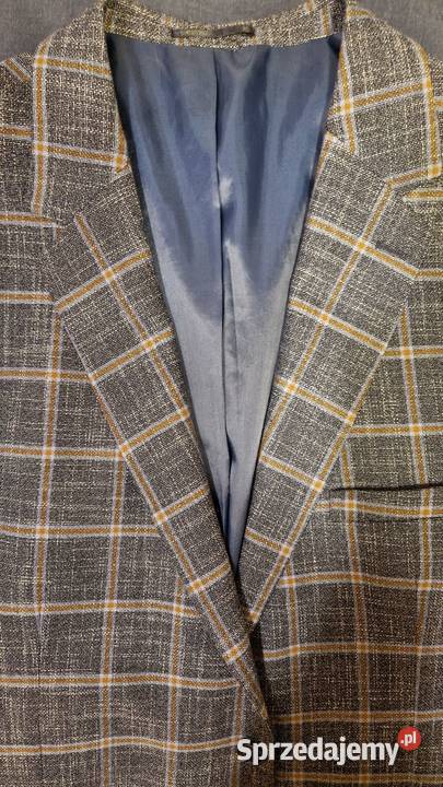 Męska MARYNARKA Pako Lorente Rozmiar 60 krata