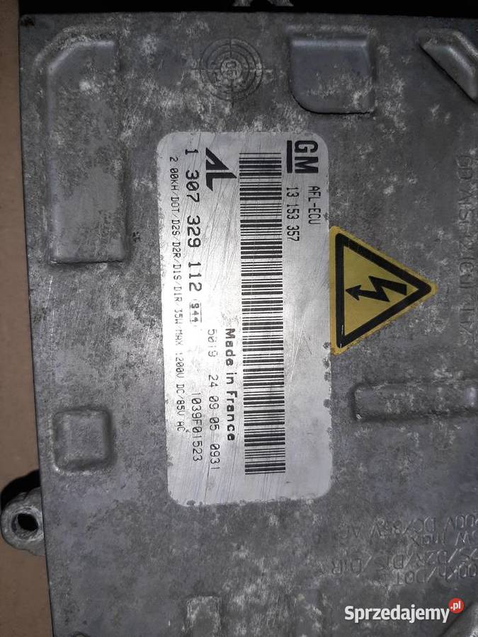 OPEL ZAFIRA B PRZETWORNICA AFL 13153357 KSENON Części