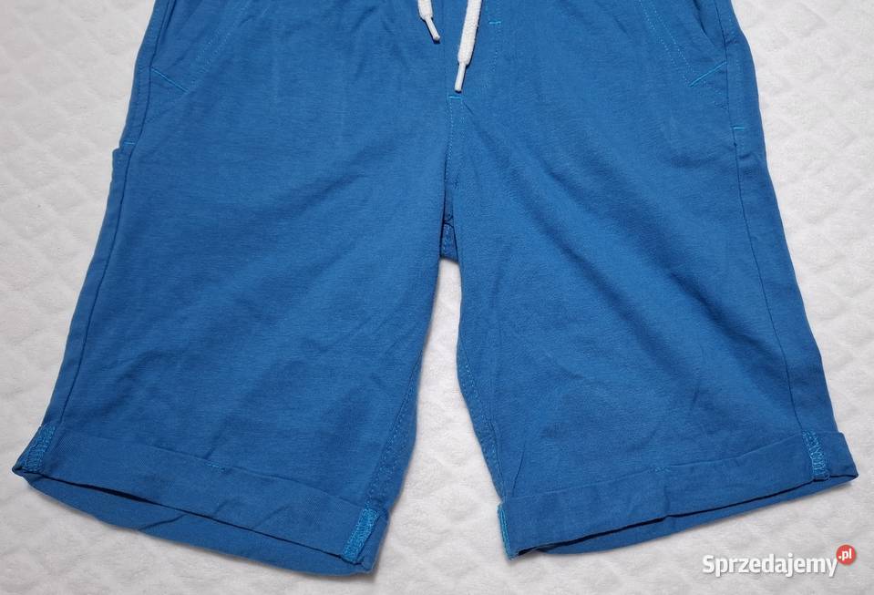 Krótkie spodenki chłopięce niebieskie CA 122 Odzież Czeladź