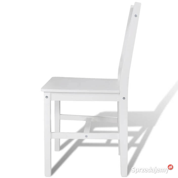 Krzesła stołowe 6 białe drewno sosnowe WM271496 Warszawa sprzedam