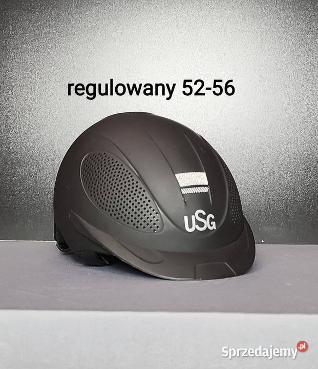 Kask jeździecki z regulacją USG Comfort Training Sporty towarzyskie i rekreacja Jasień