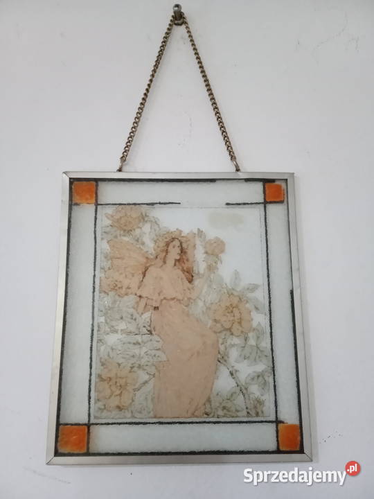 Stary witraż szklany Ełk