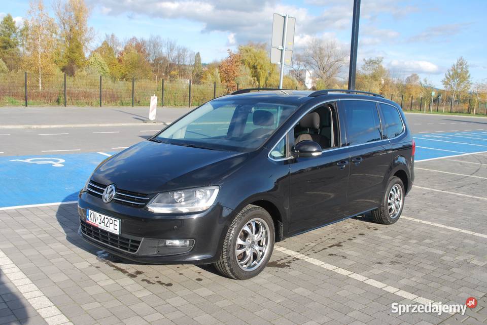 Volkswagen Sharan 20 TDI 140 Alufelgi klima Navi światła przeciwmgielne