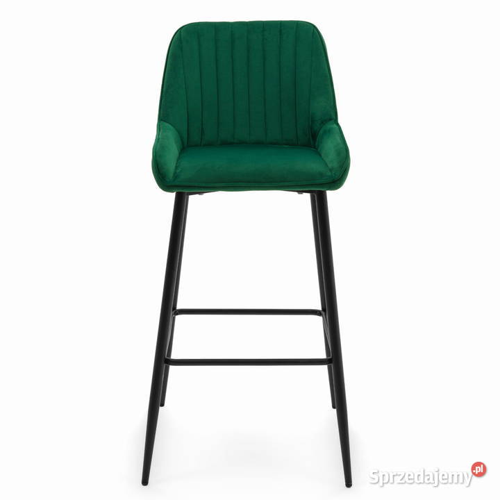 Hoker Tapicerowany Passo Butelkowa Zieleń 49cm Tarchały Małe