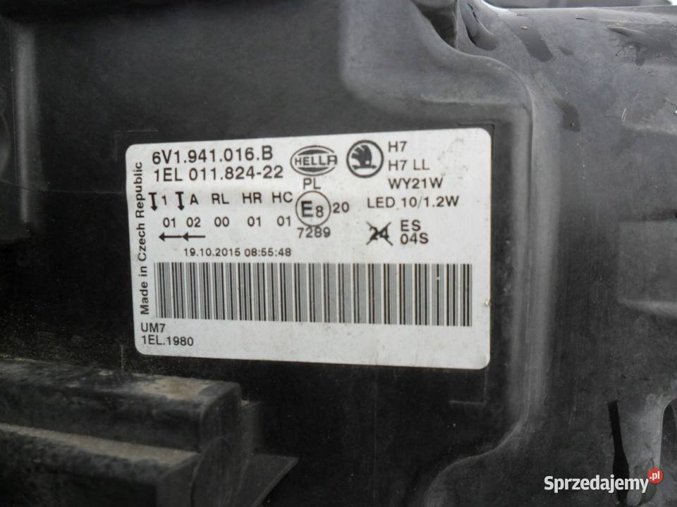 Skoda Octavia III 5E BI XENON Reflektor prawy Nowy Tomyśl