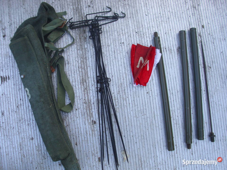 Macka saperska w pokrowcu z chorągiewkami Militaria Piaski