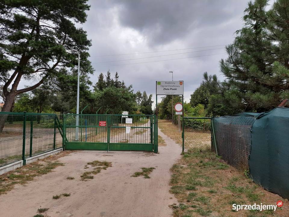 Działka ROD Złote Piaski Glinno k Nowego Tomyśla 22.5m wielkopolskie Nowy Tomyśl