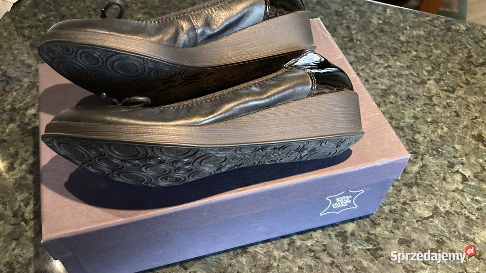 Piękne skórzane czułenka RYŁKO r 36 lubelskie Lubartów